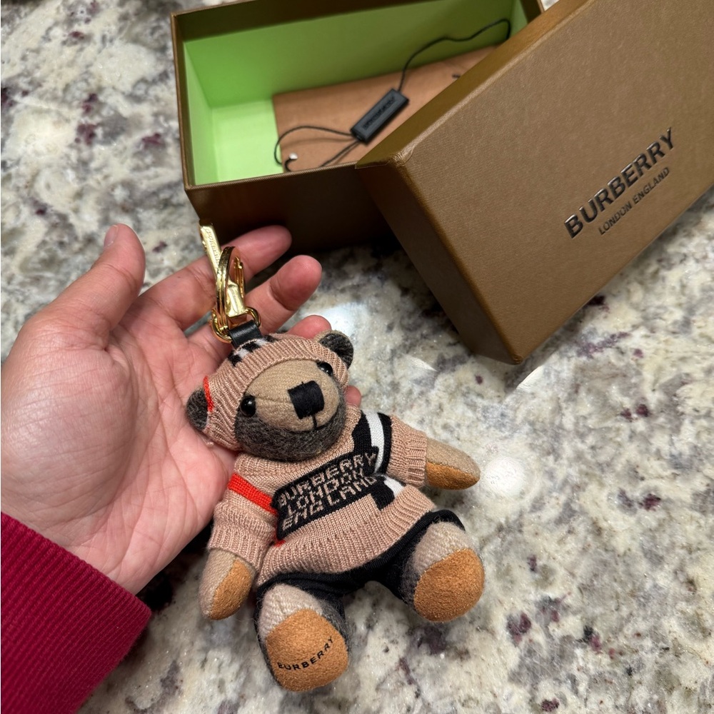 Burberry Thomas Bear Novelty Teddy Bear Keyring Keychain